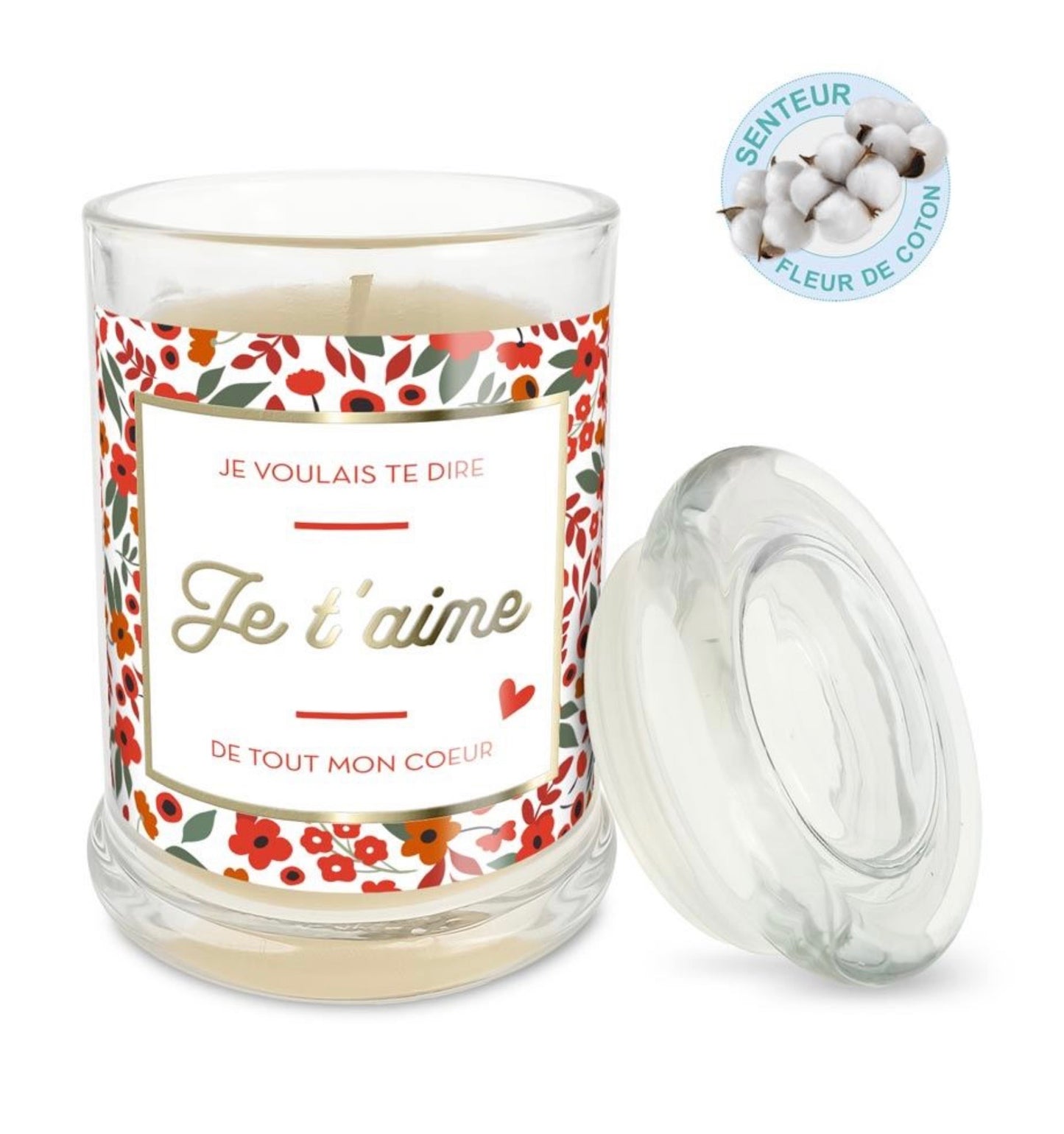 Bougie « Je t’aime »
