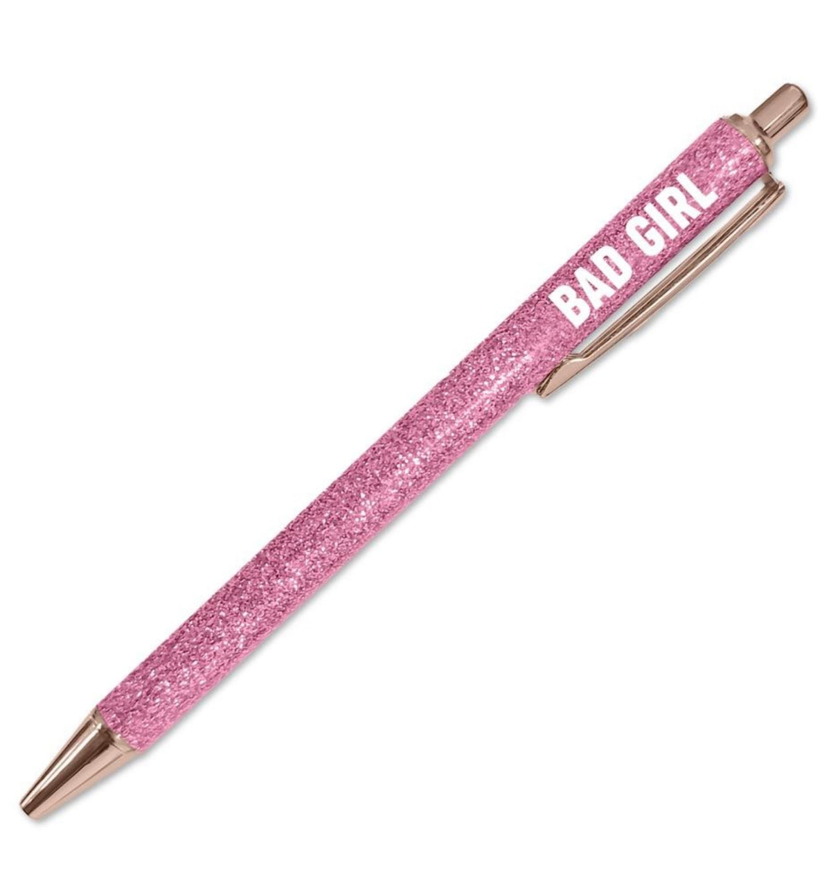 Stylo à paillettes « Bad girl »