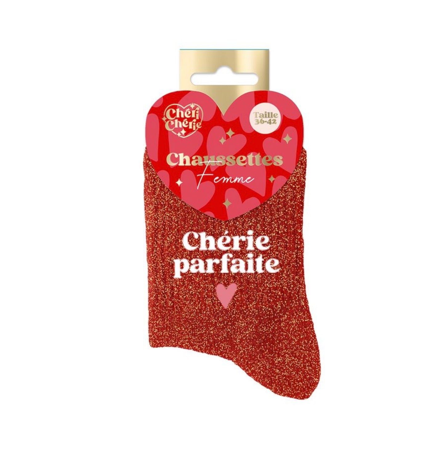 Chaussettes Pailletées « Chérie Parfaite »