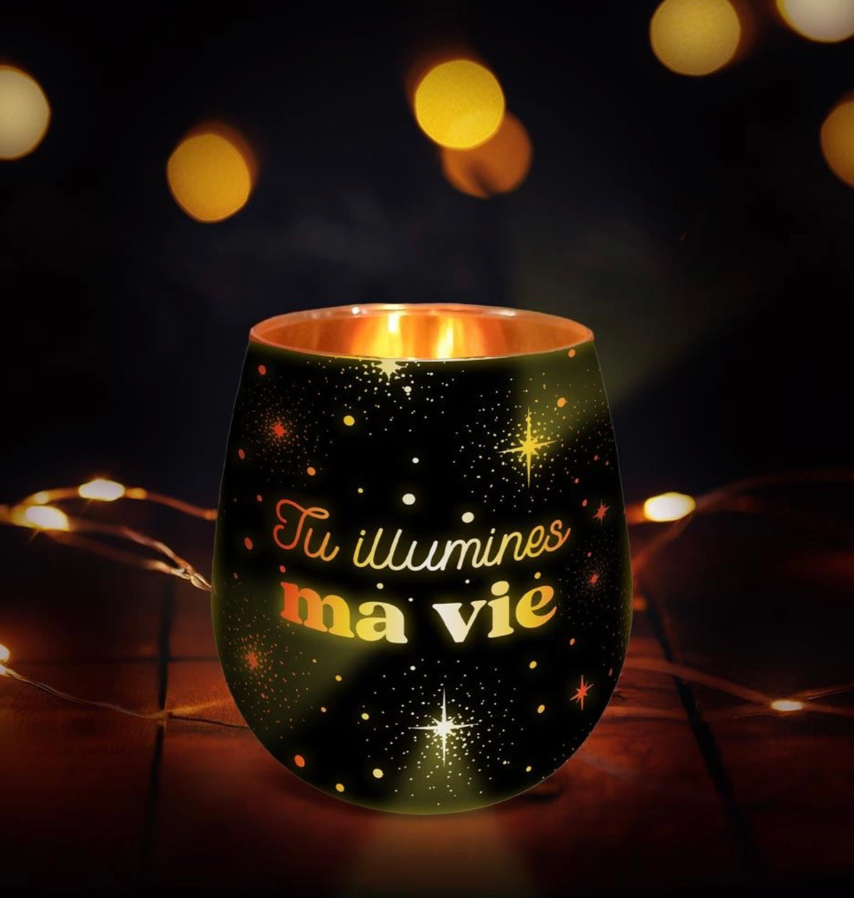 Photophore « Tu illumines ma vie »