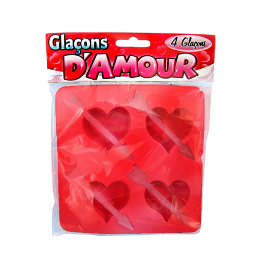 Bac glaçons cœur flèche