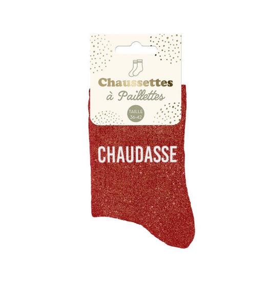 Chaussettes Pailletées « Chaudasse »