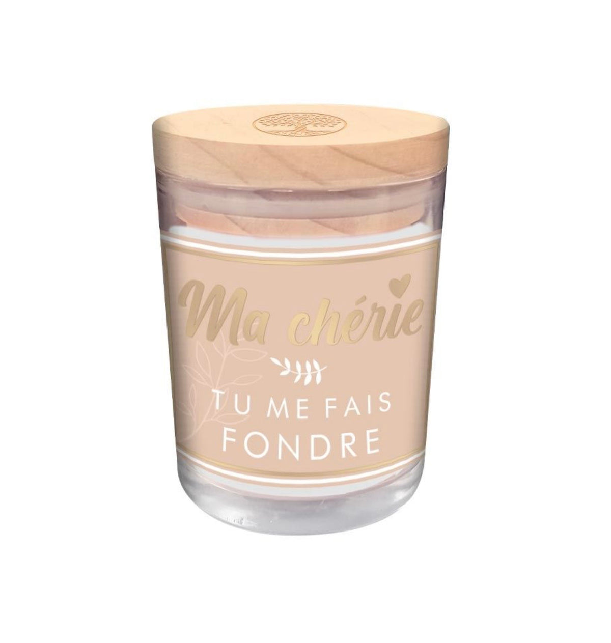 Bougie « Ma chérie tu me fais fondre »