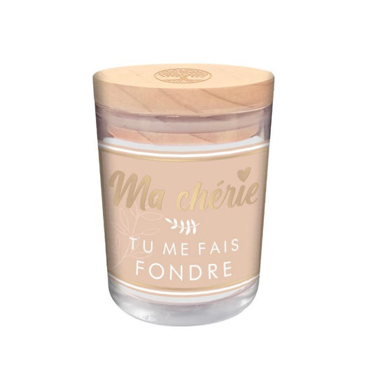 Bougie « Ma chérie tu me fais fondre »
