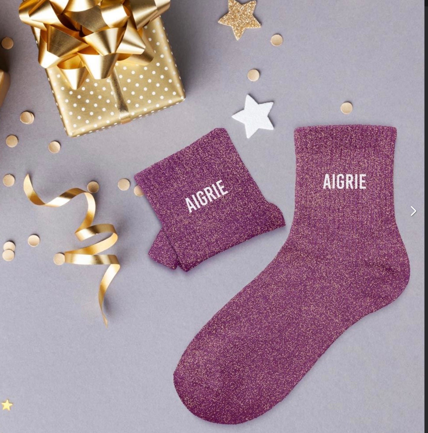 Chaussettes Pailletées « Aigrie »