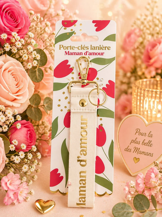Porte Clés Laniere Maman D Amour