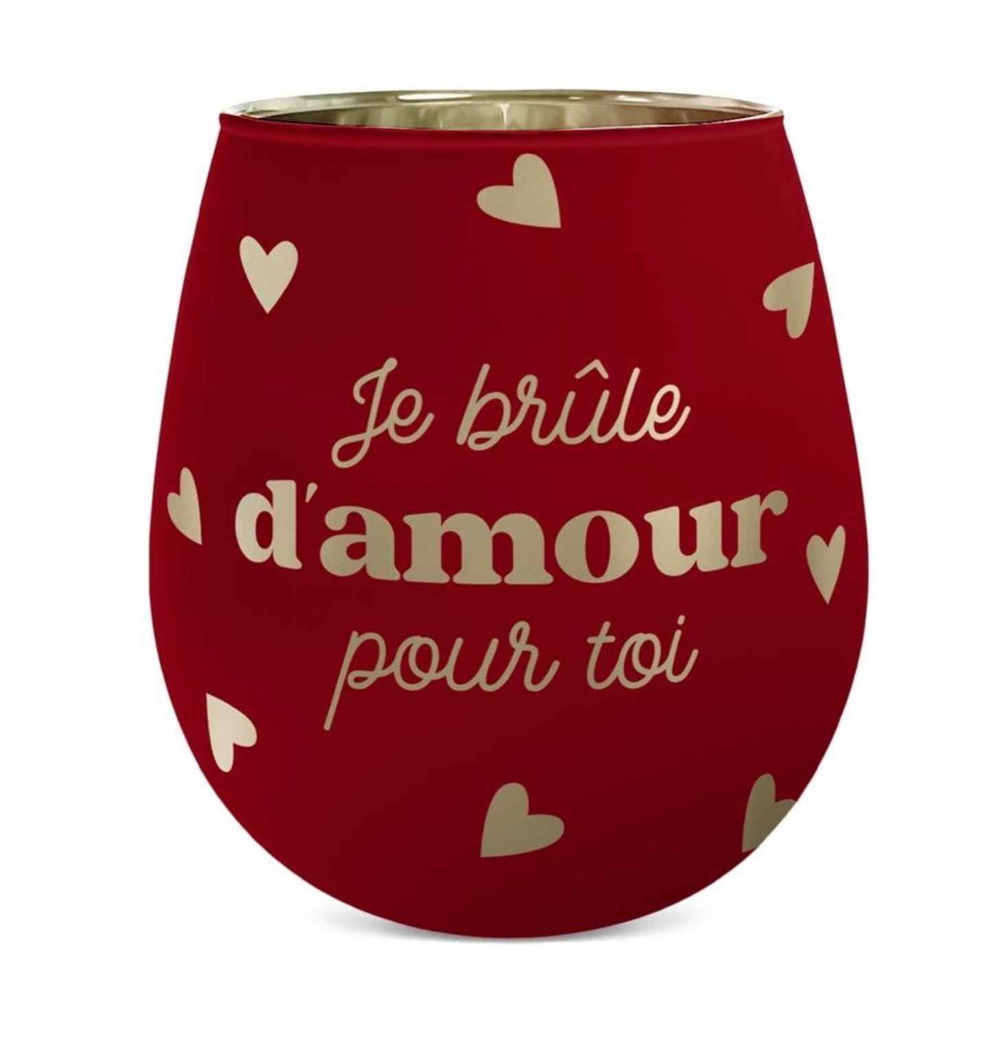 Photophore « Je brûle d’amour pour toi »
