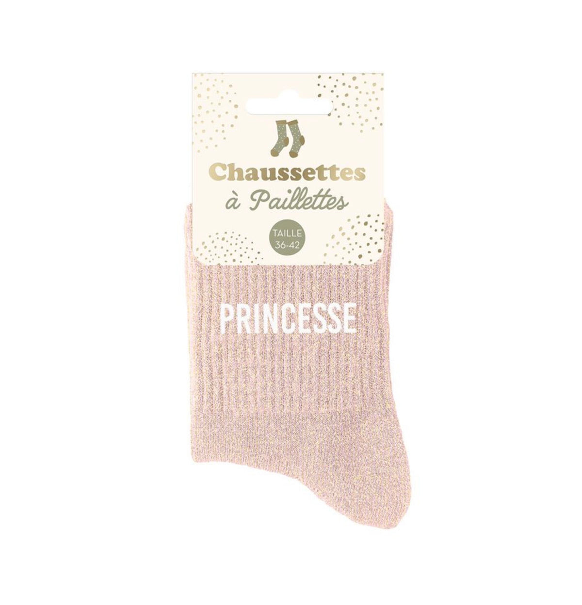 Chaussettes pailletées « Princesse »