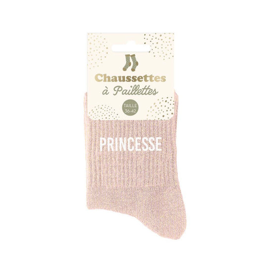 Chaussettes pailletées « Princesse »