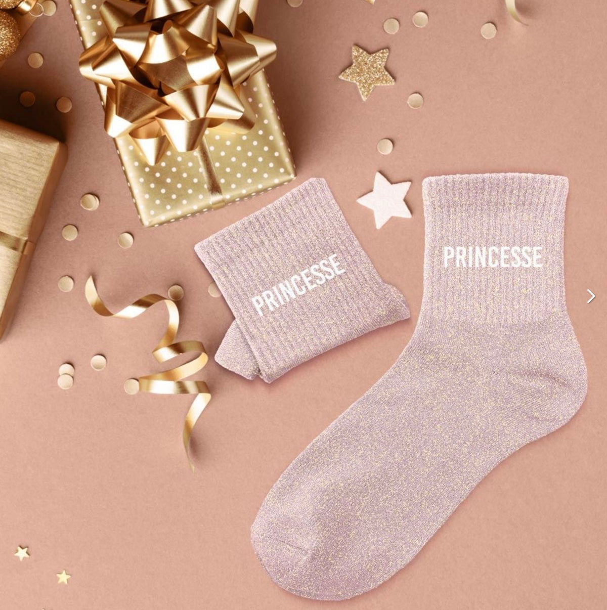 Chaussettes pailletées « Princesse »
