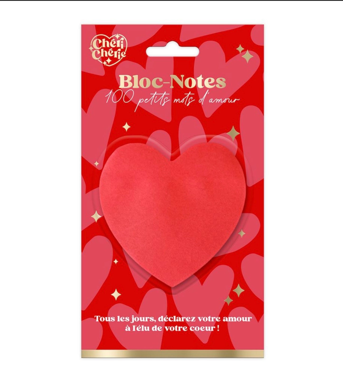 Bloc notes cœur