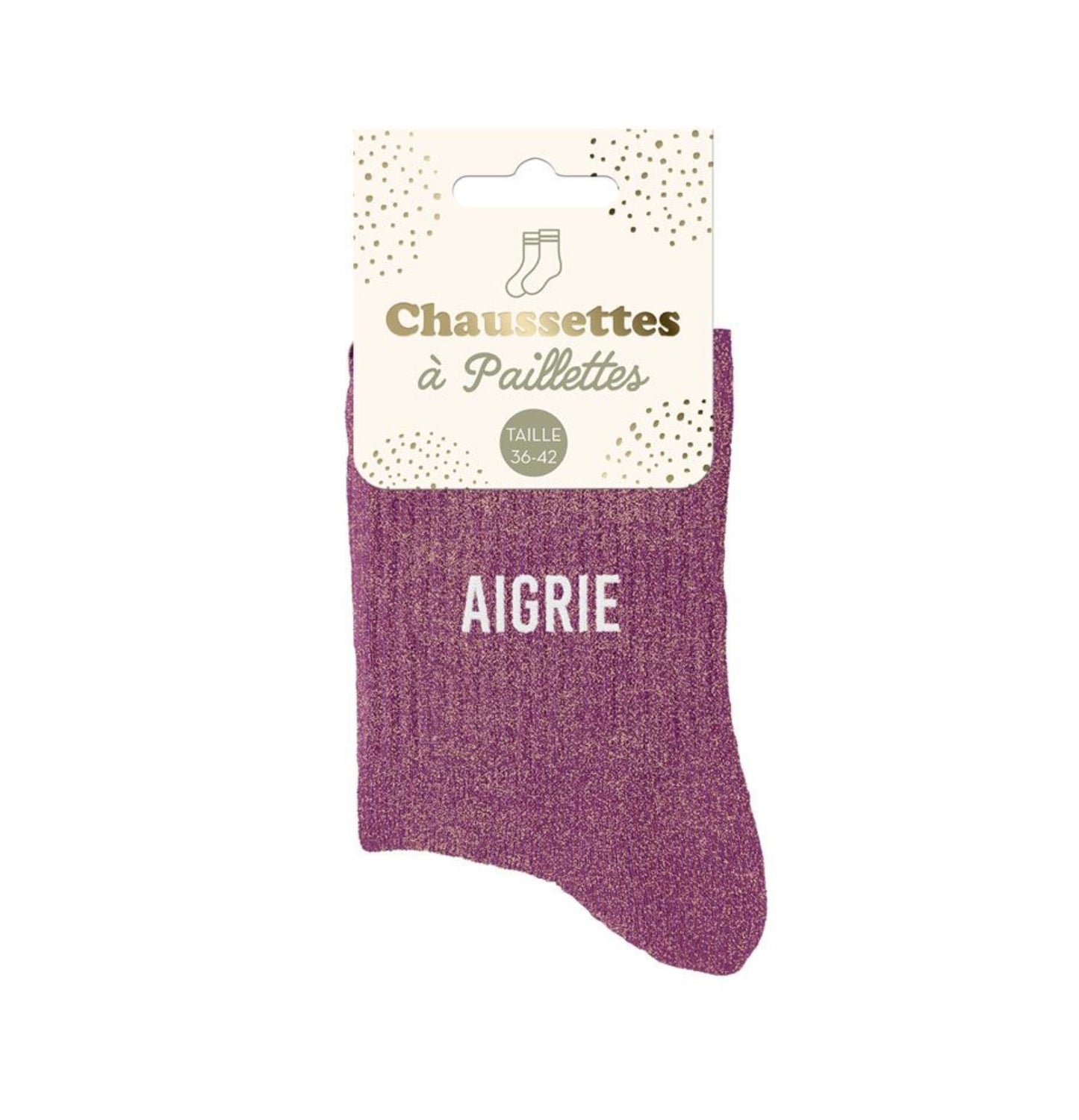 Chaussettes Pailletées « Aigrie »