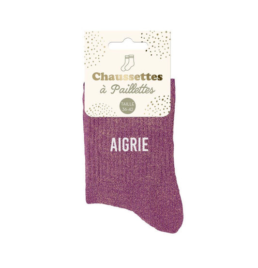 Chaussettes Pailletées « Aigrie »