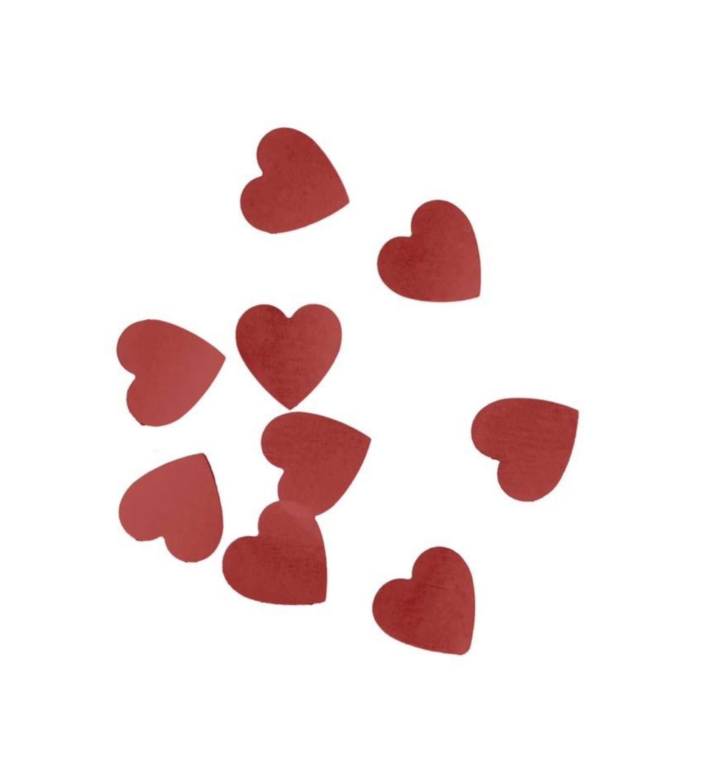 Sachet Confettis Coeurs Rouges