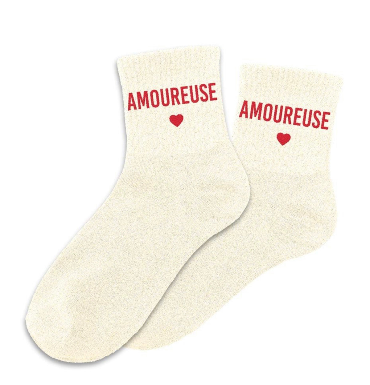Chaussettes Pailletées « Amoureuse »