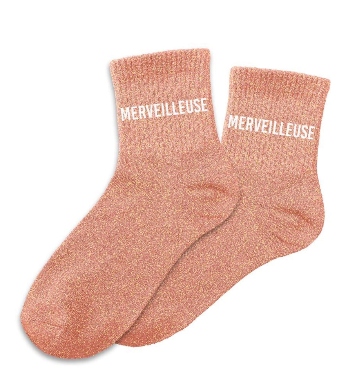Chaussettes pailletées « Merveilleuse »