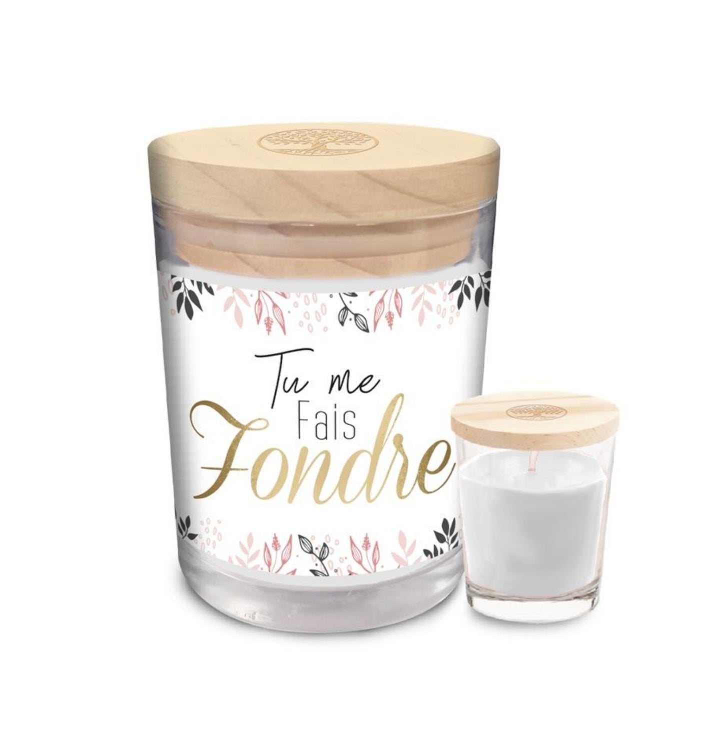 Bougie «Tu me fais fondre»