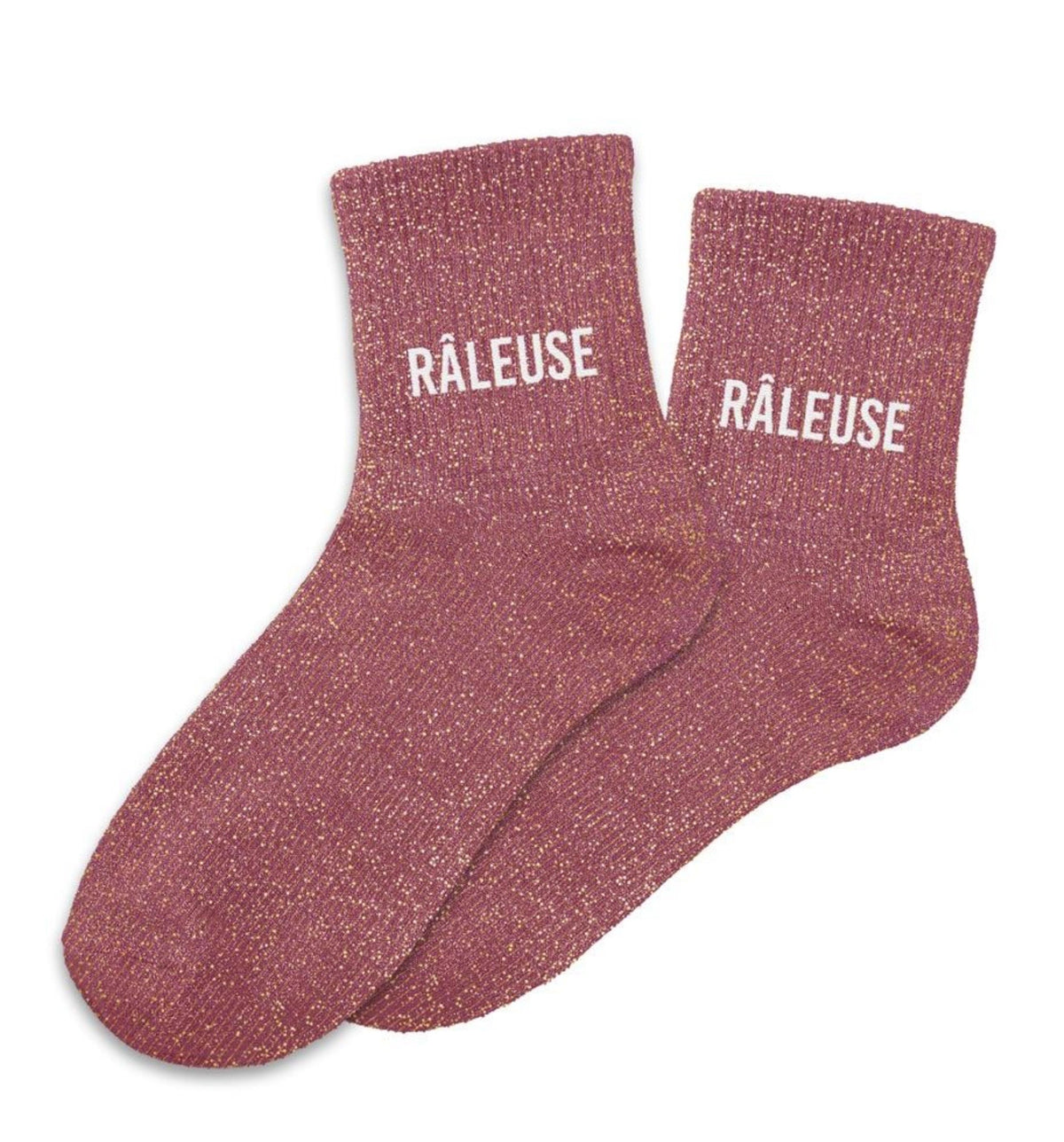 Chaussettes pailletées « Râleuse »