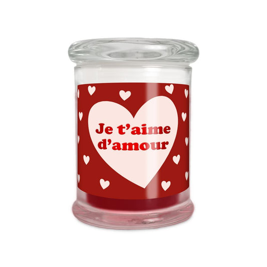 Bougie « Je t’aime d’amour »