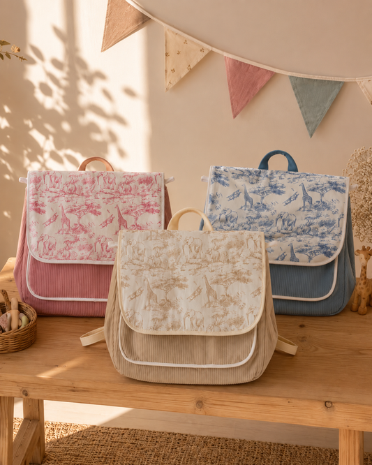 Cartable motifs safari